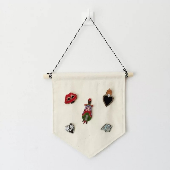 Blank Cotton Hanging Pennant Banner ✴ - Picture 3 of 8